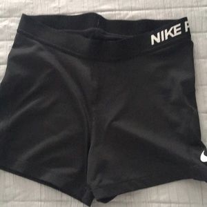 Nike compression shorts. Barely worn
